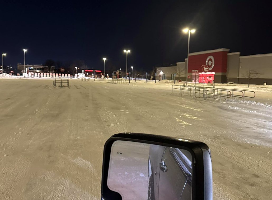 Commercial lot graded and ready for surfacing